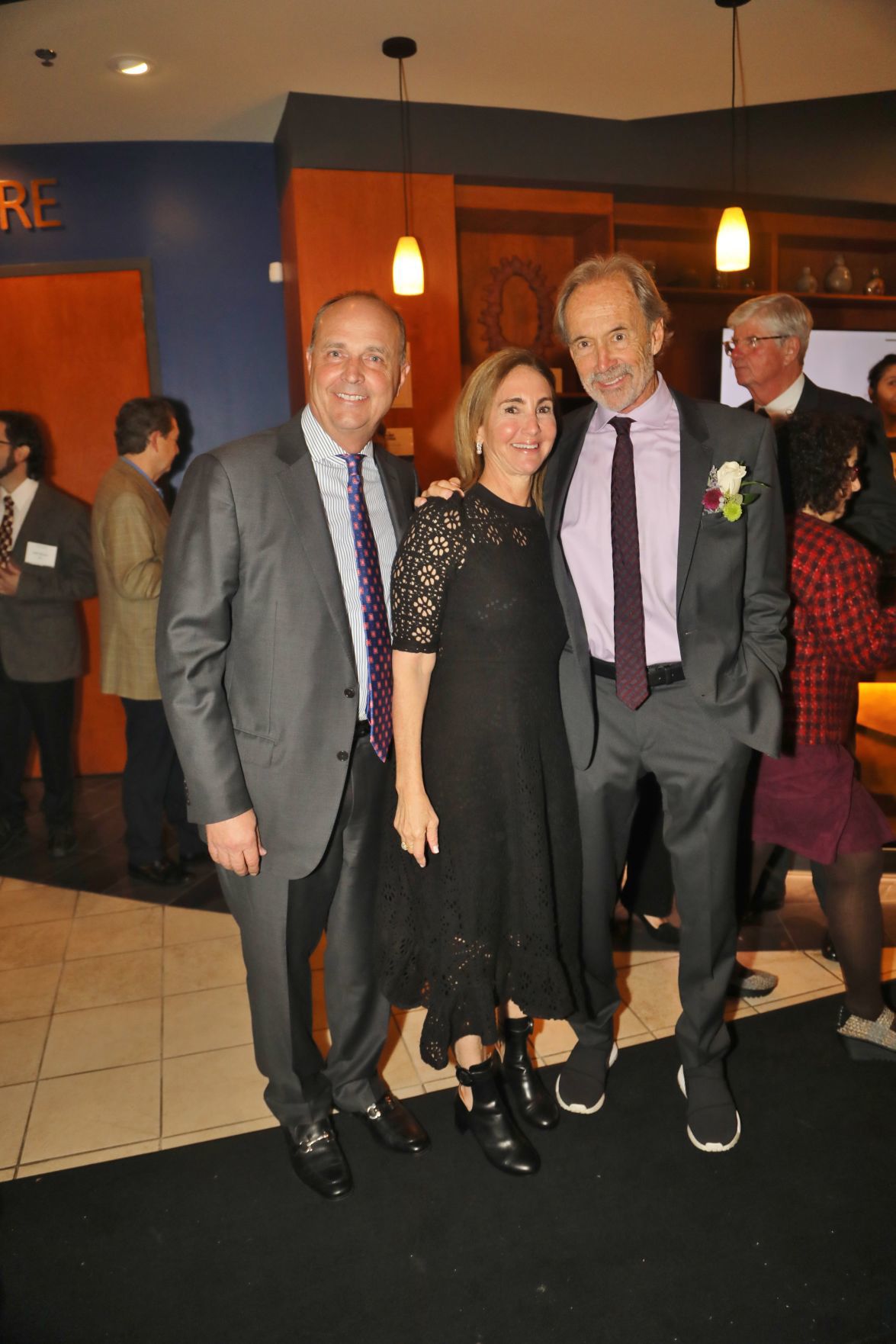 Jim and Stacey Cooper, co-chairs, honoree: Walter Iooss